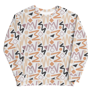 Soft Geometrical Pattern Unisex Sweatshirt by Design Express