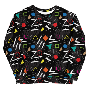 Mix Geometrical Pattern Unisex Sweatshirt by Design Express