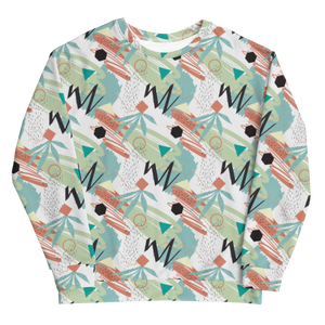 Mix Geometrical Pattern 03 Unisex Sweatshirt by Design Express