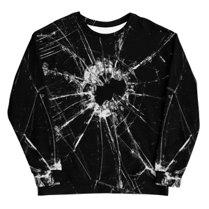 Broken Glass Unisex Sweatshirt by Design Express