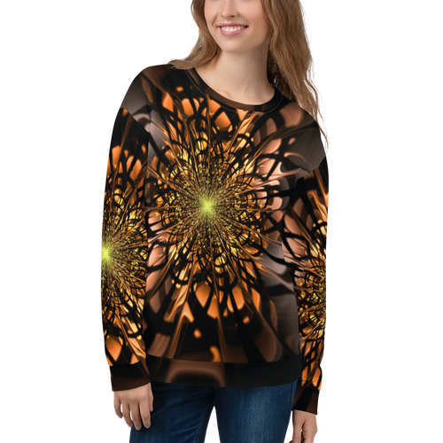XS Abstract Flower 02 Unisex Sweatshirt by Design Express
