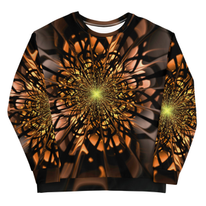 Abstract Flower 02 Unisex Sweatshirt by Design Express