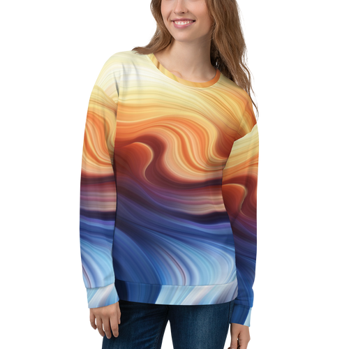 XS Canyon Swirl Unisex Sweatshirt by Design Express
