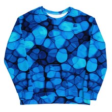 Crystalize Blue Unisex Sweatshirt by Design Express