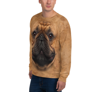 French Bulldog "All Over Animal" Unisex Sweatshirt by Design Express