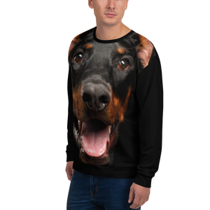 Doberman "All Over Animal" Unisex Sweatshirt by Design Express