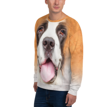 Saint Bernard "All Over Animal" Unisex Sweatshirt by Design Express