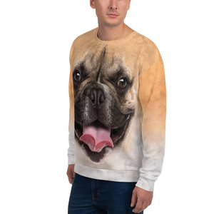 French Bulldog "All Over Animal" Unisex Sweatshirt by Design Express