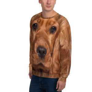Cocker Spaniel "All Over Animal" Unisex Sweatshirt by Design Express