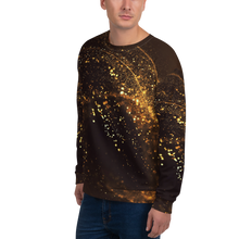 Gold Swirl Unisex Sweatshirt by Design Express