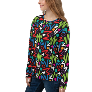 Pop Geometrical Pattern 02 Unisex Sweatshirt by Design Express
