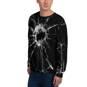 Broken Glass Unisex Sweatshirt by Design Express