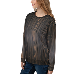 Black Wood Unisex Sweatshirt by Design Express