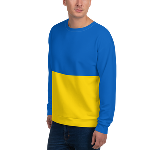 Ukraine Flag (Support Ukraine) Unisex Sweatshirt by Design Express