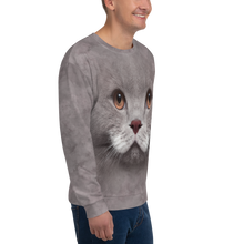 Cat "All Over Animal" Unisex Sweatshirt by Design Express