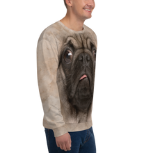 Pug Puppy "All Over Animal" Unisex Sweatshirt by Design Express