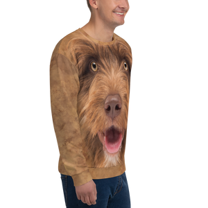Crossbreed Brown "All Over Animal" Unisex Sweatshirt by Design Express