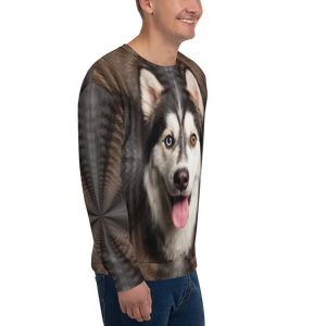 Husky "All Over Animal" Unisex Sweatshirt by Design Express