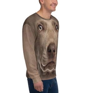 Weimaraner "All Over Animal" Unisex Sweatshirt by Design Express