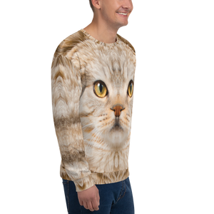 Scottish Fold "All Over Animal" Unisex Sweatshirt by Design Express