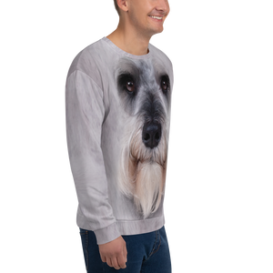 Schnauzer "All Over Animal" Unisex Sweatshirt by Design Express