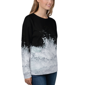 Black & White Water Unisex Sweatshirt by Design Express