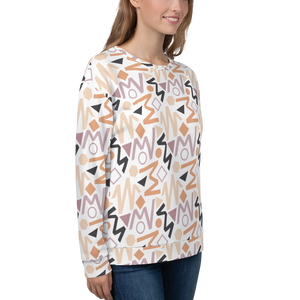 Soft Geometrical Pattern Unisex Sweatshirt by Design Express