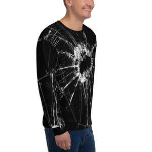 Broken Glass Unisex Sweatshirt by Design Express