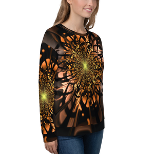 Abstract Flower 02 Unisex Sweatshirt by Design Express