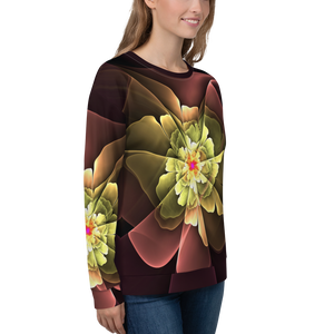 Abstract Flower 04 Unisex Sweatshirt by Design Express