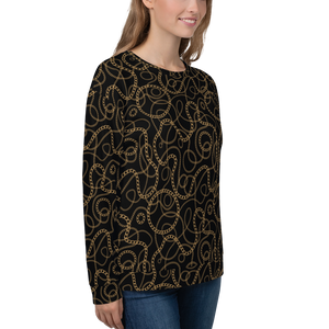 Golden Chain Unisex Sweatshirt by Design Express
