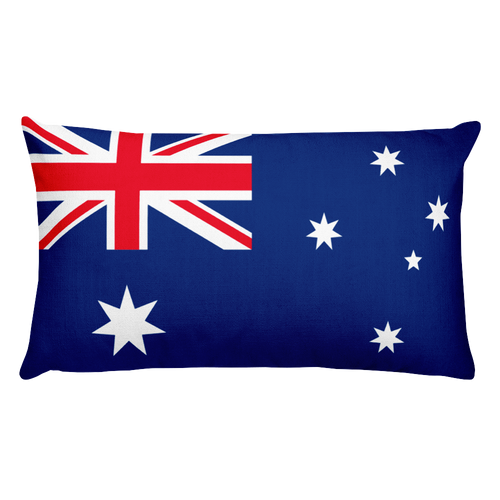 Default Title Australia Flag Allover Print Rectangular Pillow Home by Design Express