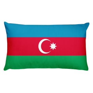Default Title Azerbaijan Flag Allover Print Rectangular Pillow Home by Design Express