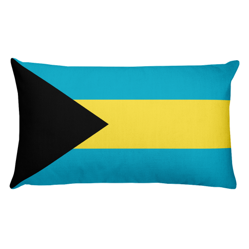 Default Title Bahamas Flag Allover Print Rectangular Pillow Home by Design Express