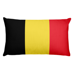 Default Title Belgium Flag Allover Print Rectangular Pillow Home by Design Express