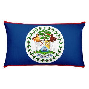 Default Title Belize Flag Allover Print Rectangular Pillow Home by Design Express