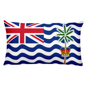 Default Title British Indian Ocean Territory Flag Allover Print Rectangular Pillow Home by Design Express