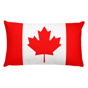 Default Title Canada Flag Allover Print Rectangular Pillow Home by Design Express