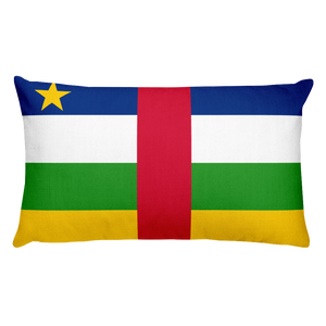 Default Title Central African Republic Flag Allover Print Rectangular Pillow Home by Design Express