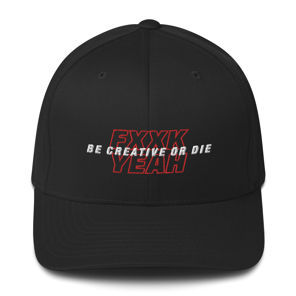 S/M Be Creative or Die Baseball Cap by Design Express