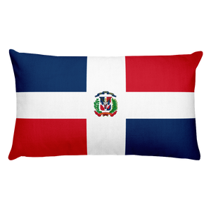 Default Title Dominican Republic Flag Allover Print Rectangular Pillow Home by Design Express