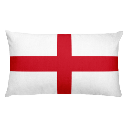Default Title England Flag Allover Print Rectangular Pillow Home by Design Express