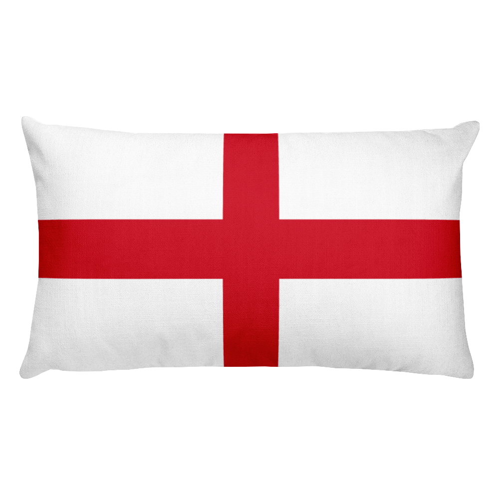 Default Title England Flag Allover Print Rectangular Pillow Home by Design Express