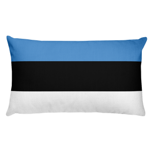 Default Title Estonia Flag Allover Print Rectangular Pillow Home by Design Express