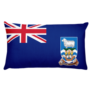 Default Title Falkland Islands Flag Allover Print Rectangular Pillow Home by Design Express