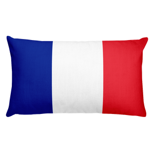 Default Title French Guiana Flag Allover Print Rectangular Pillow Home by Design Express