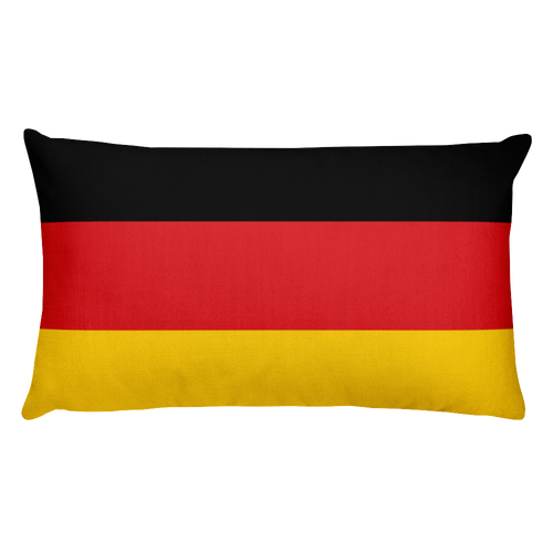 Default Title Germany Flag Allover Print Rectangular Pillow Home by Design Express