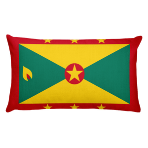 Default Title Grenada Flag Allover Print Rectangular Pillow Home by Design Express