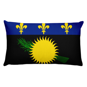 Default Title Guadeloupe Flag Allover Print Rectangular Pillow Home by Design Express