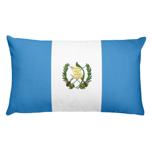 Default Title Guatemala Flag Allover Print Rectangular Pillow Home by Design Express